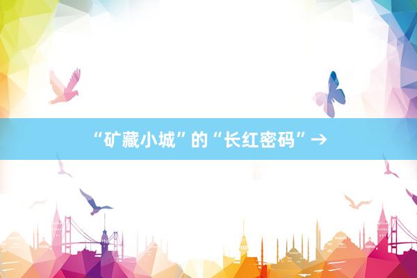 “矿藏小城”的“长红密码”→