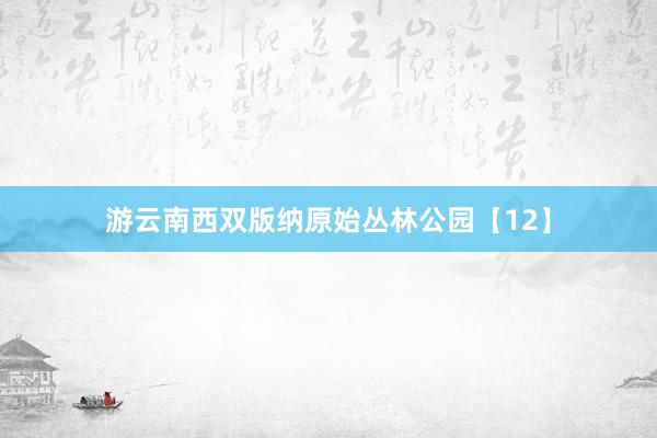 游云南西双版纳原始丛林公园【12】